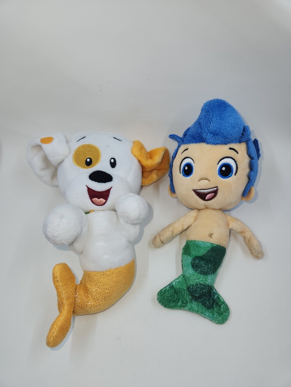 Bubble Guppies Plush Lot 2 Gil Bubble Puppy Nickelodeon Tagless